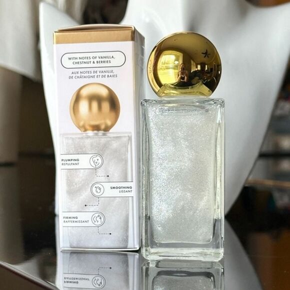 NIB Truly Vanilla Baby Luxury Body Oil Nourishing Antiaging Glistening Shimmer - Picture 9 of 12